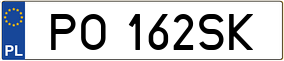 Truck License Plate